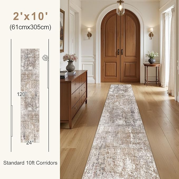 UERMEI 2X10 Washable Runner Rug - Image 5