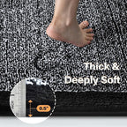 48x32 Large Bathroom Rugs Washable Non Slip, Soft Absorbent Quick Dry Mats - Image 4