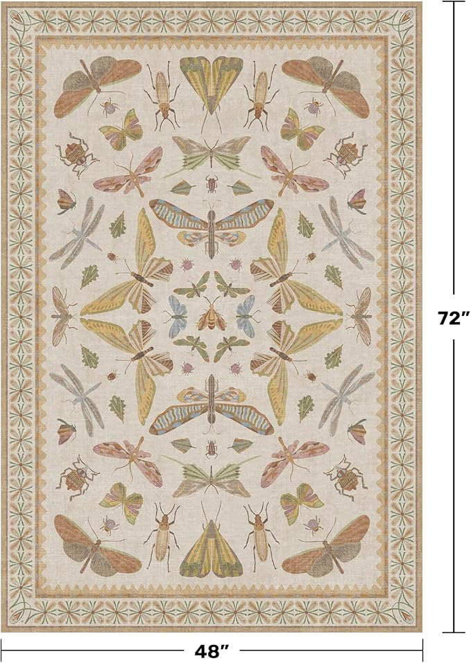 Floral 4x6 Rugs for Small Living Room - Image 2