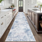 IOHOUZE Abstract Runner Rug 3x20 Ft Extra Long Washable Runners - Image 2