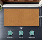 Barnyard Designs Natural Coco Coir Heavy Duty Backing Doormat - Image 8