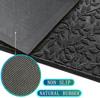 Bulijojo Sturdy Front Entrance Doormats, Durable Heavy Duty Welcome Mat - Image 2