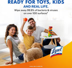 Lysol Disinfecting Wipes, Cleaner, Lemon + Linen + Mango, 80 ct. (3 Pack)