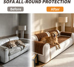 27.6”x27.6” Couch Cover for Dogs, Washable Sofa Protector for Pets