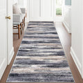 Lansny Modern Abstract Runner Rug 3x8 by lansny