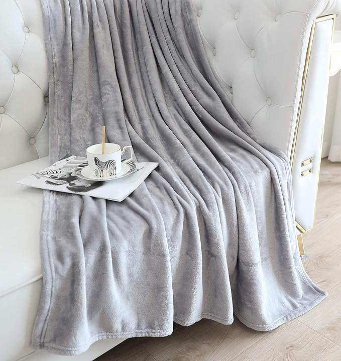 TASTHROW Large Flannel Fleece Throw Blanket, 50×70 Inch - Image 3