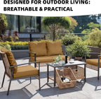 8Pcs Outdoor Cushion Covers, Patio Cushion Covers, Stretch Elastic Slipcovers - Image 4