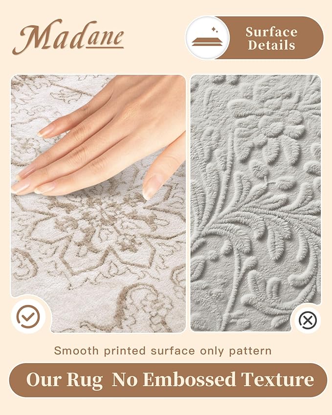 Madane Runner Rug 2x8 for Hallway, Kitchen Non-Slip Runner Rug - Image 4