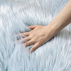 Ashler faux fur rug, Fluffy Shaggy Area Rug Ultra Soft 5 x 7 Feet Rectangle Fur - Image 4