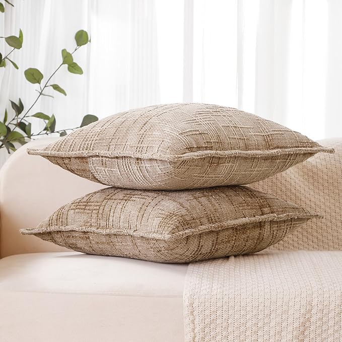 HPUK Fall Chenille Soft Throw Pillow Covers 18x18 Set of 2, Accent Cushion - Image 4