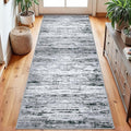 Lansny Modern Abstract Runner Rug 2.6x8 by lansny