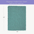 Bigacogo Chunky Knit Throw Blanket - Image 2