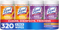 Lysol Disinfecting Wipes, Multi-Surface, Lavender + Mango, 80 ct. (4 Pack)