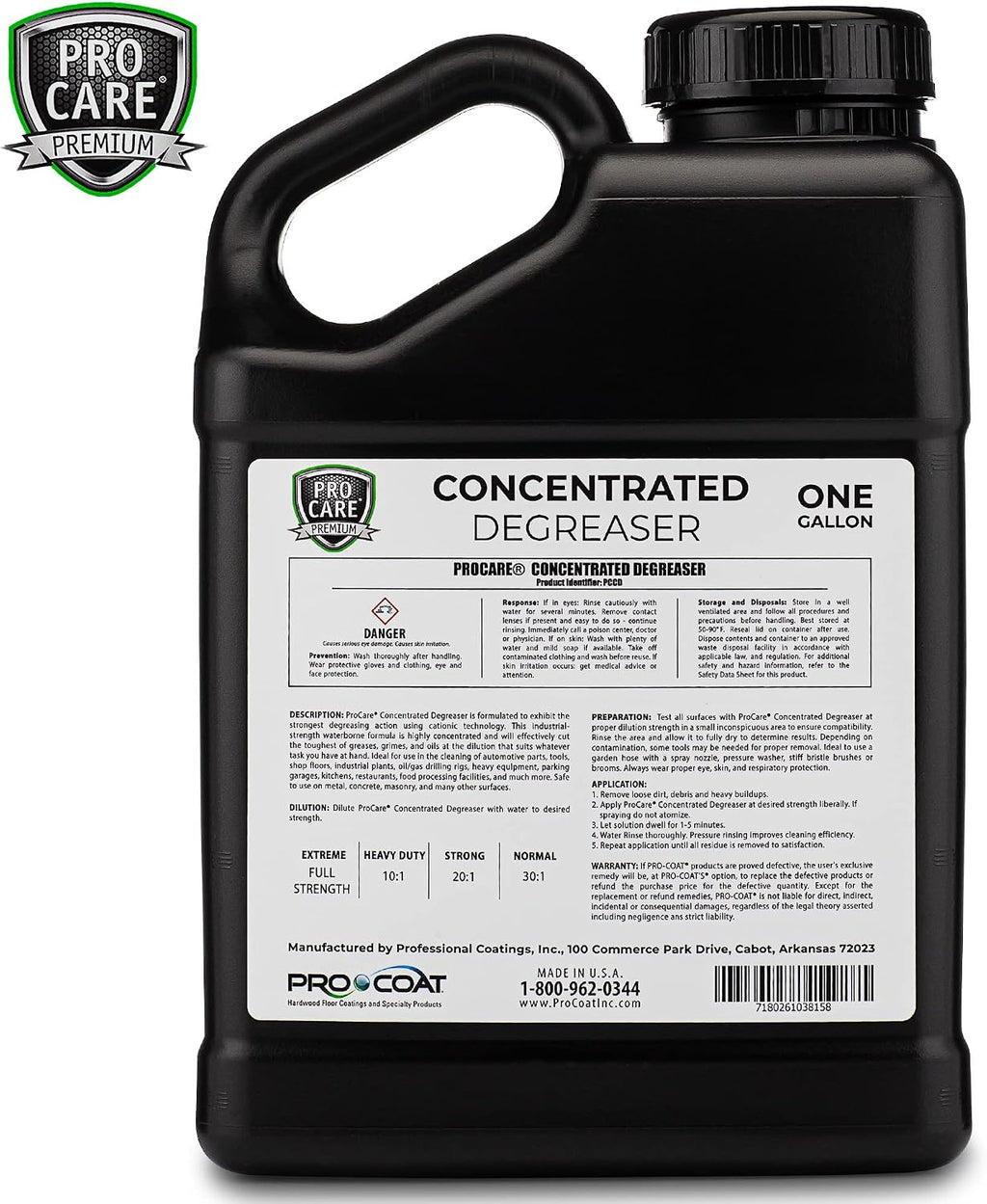 ProCare - Degreaser Concentrate - Tool, Shop Floor, Engine, Kitchen 1 Gal