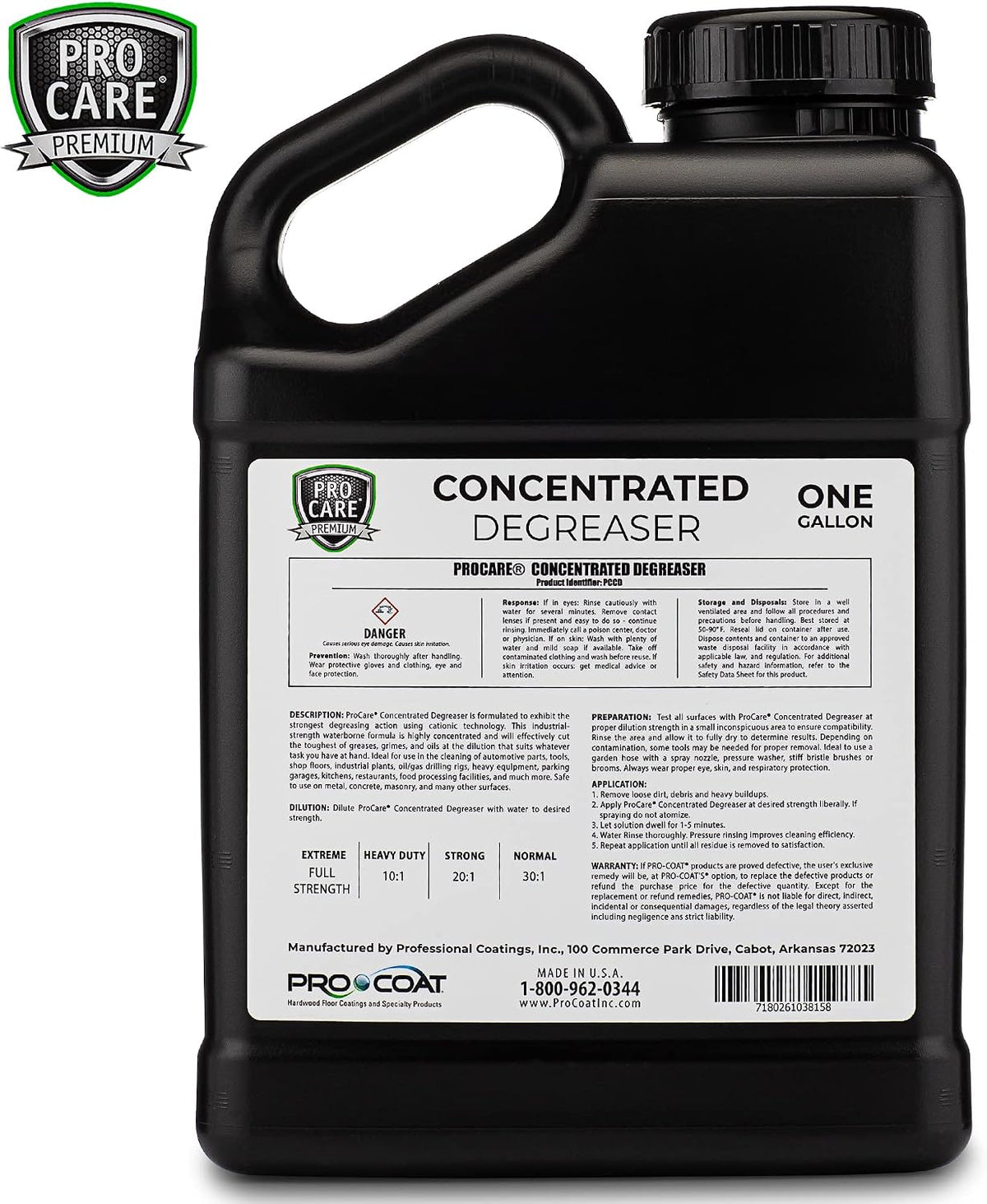 ProCare - Degreaser Concentrate - Tool, Shop Floor, Engine, Kitchen 1 Gal