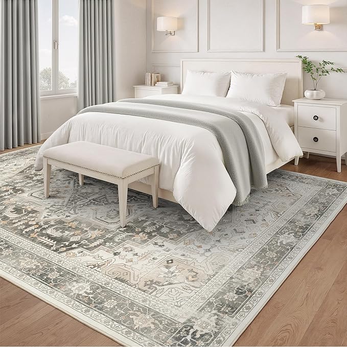 Rugflix 5x7 Area Rugs for Living Room, Machine Washable Rug Non Slip Stain - Image 6