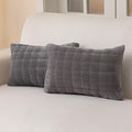 Velvet Throw Pillow Covers 12×20 Inch Decorative Pillows Cover Neutral Soft by MDSASFD