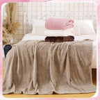 Newwiee 4 Pcs Flanne Fleece Throw Blanket - Image 5