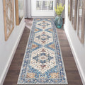 Yamaziot Washable Runner Rug, 2x8 Non-Slip Boho Vintage Hallway Rug by Yamaziot