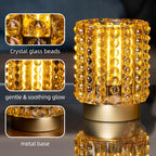 Battery Operated Lamp Timer, Small Cordless Lamp Decorative, Yellow