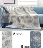 MSGKV Spring Throw Blanket 100% Cotton 60''x 80'', Versatile Woven Soft - Image 3