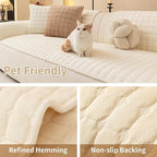 Velvet Couch Covers for Dogs, Dog Sectional Couch Covers, Pet Couchs Cover for - Image 3