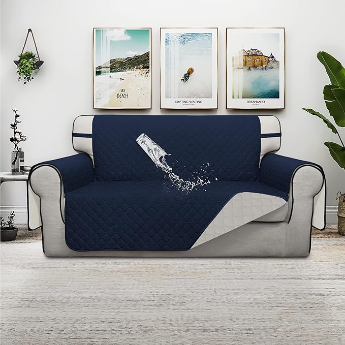ISSUNTEX Double Protection 100% Waterproof Loveseat Sofa Covers - Image 2