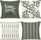 YCOLL Pillow Covers 18x18 Set of 4, Modern Sofa Throw Pillow Cover, Decorative by PillowCoversExpert