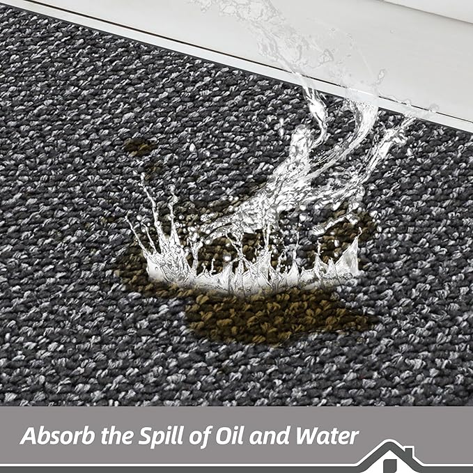 BEQHAUSE Kitchen Rugs 32"x48", Non-Slip Kitchen Mats - Image 3