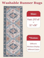 SERISSA Boho Washable Runner Rug - Image 2