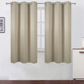 LEMOMO Beige Thermal Blackout Curtains/38 x 63 Inch/Set of 2 Panels Room by Lemomo