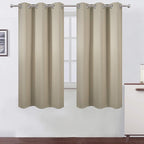 LEMOMO Beige Thermal Blackout Curtains/38 x 63 Inch/Set of 2 Panels Room by Lemomo