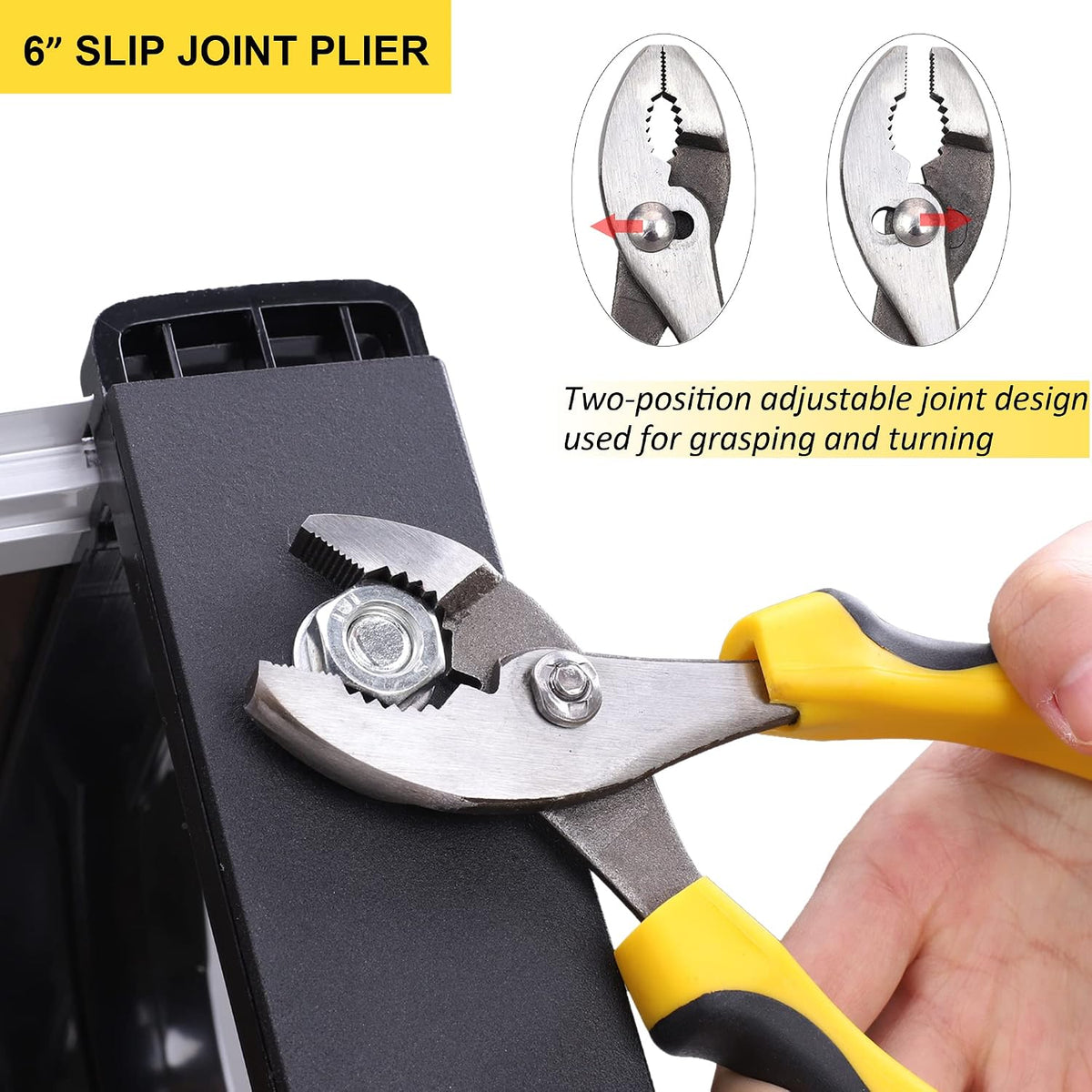 Topline 25-Piece Folding Allen Wrench Set and 5-Piece Pliers Set, Pliers Tool Set for Basic Home Maintenance