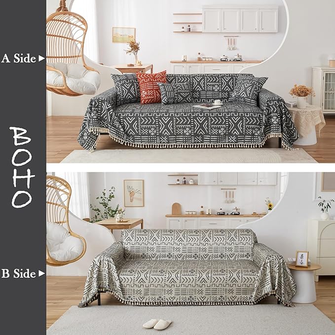 HANDONTIME Sofa Covers Boho Couch Cover - Image 2
