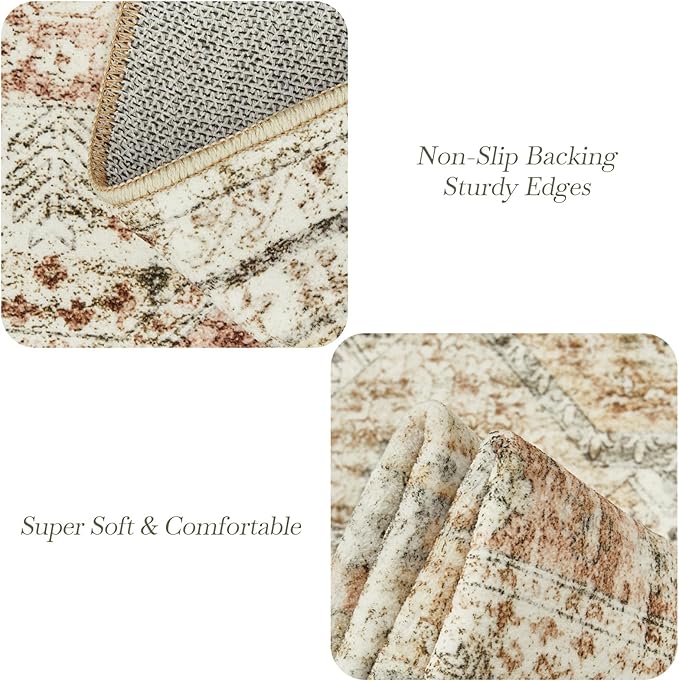 6x9 Area Rug for Living Room Washable 6x9 Non-Slip Modern Rugs for Bedroom - Image 6