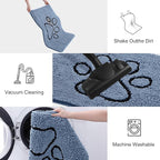 Smiry Dog Door Mat for Muddy Paws, Absorbent Dirt Trapper Non Slip Quick Dry - Image 6
