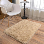 Soft Runner Rugs for Bedroom Hallways, 2x3 Beige Fluffy Shag Throw Area Rug for - Image 3