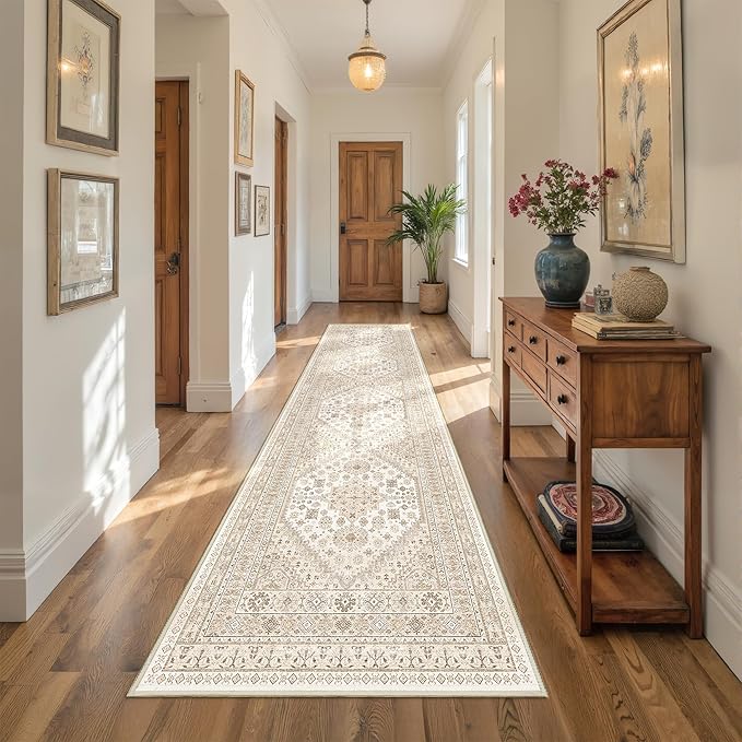 Runner Rug 2x10, Ultra-Thin Kitchen Rugs Non Slip Washable Rugs - Image 5
