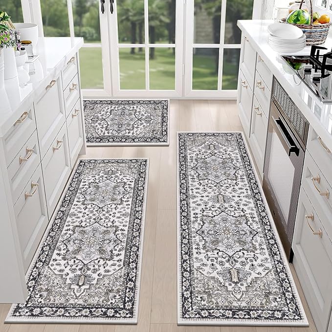 HEBE Boho Kitchen Rug Sets 3 Piece - Image 3