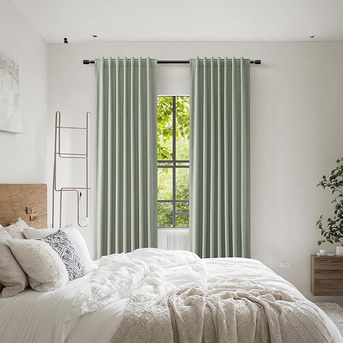 Guken 100% Blackout Curtains 120 Inch Length 2 Panels Set - Image 8
