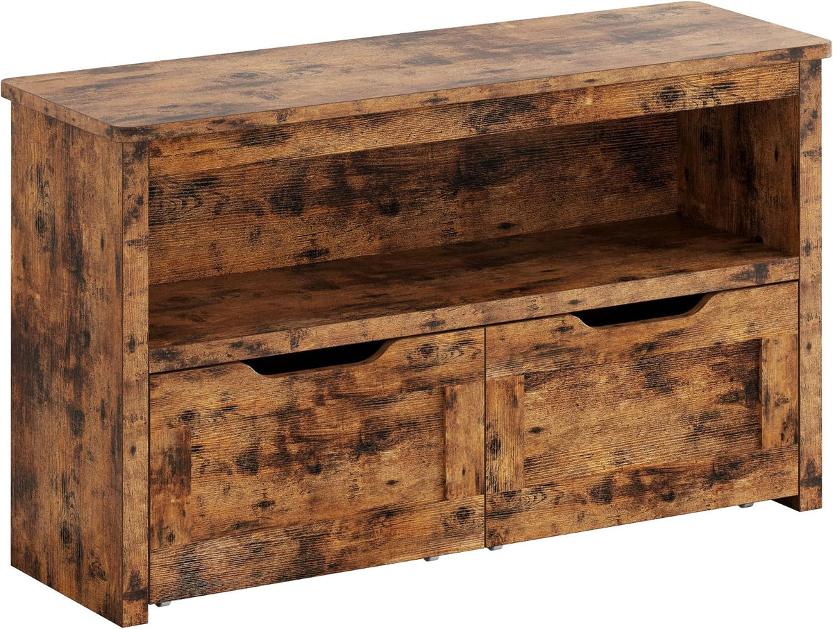 IRONCK Toy Storage Organizer with Drawers, Floor Toy Box with Wheels