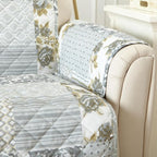 Great Bay Home Reversible Patchwork Chair Cover - Image 4
