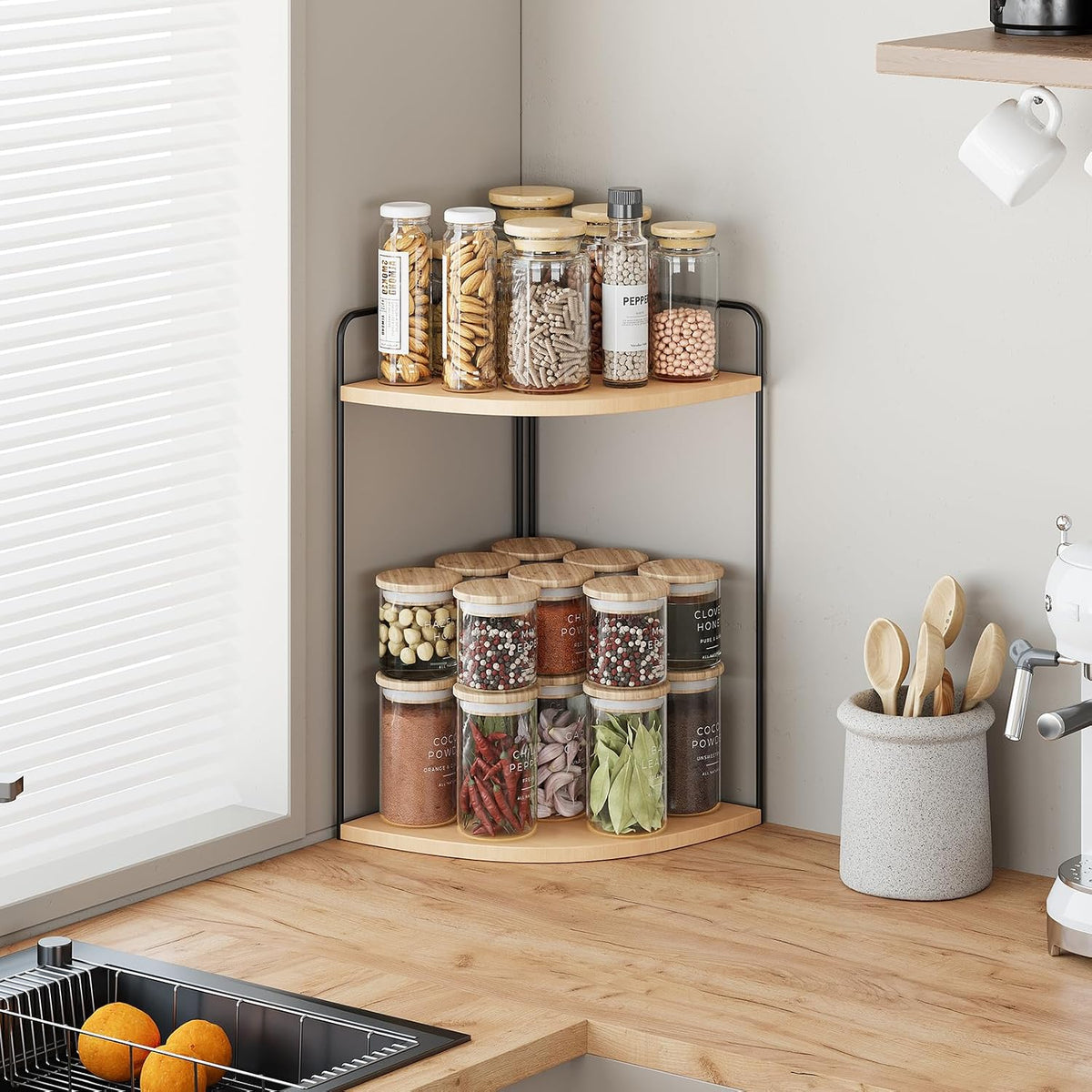 Bathroom Counter Organizer, Vanity & Makeup Countertop Organizer