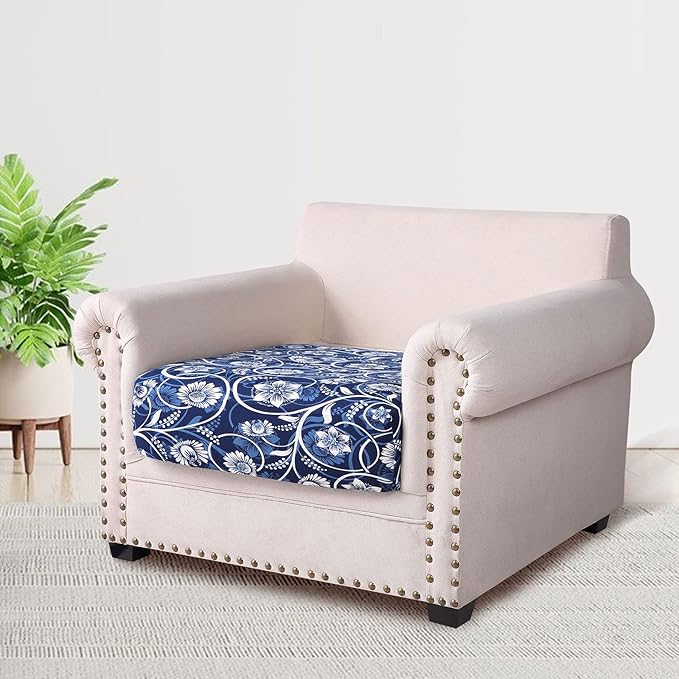 hyha Printed Couch Cushion Covers, Floral Sofa Covers Washable - Image 2