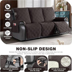 TAOCOCO 100% Waterproof Recliner Sofa Covers 3 Seater, Split Couch Covers - Image 4