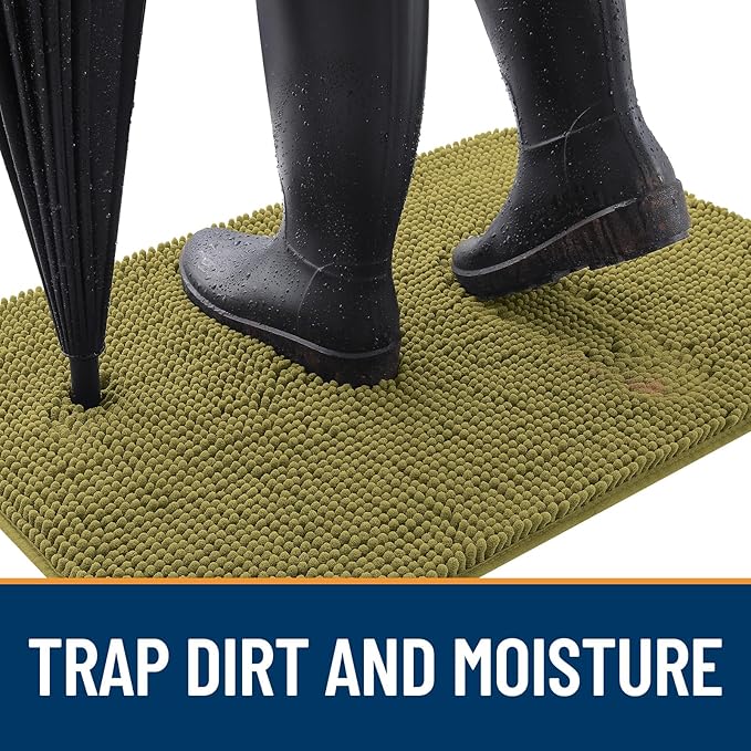 OLANLY Dog Door Mat for Muddy Paws 30x17, Absorbs Moisture and Dirt, Absorbent - Image 2