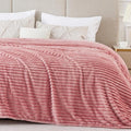 BEDELITE Fleece Blanket Queen Size – 3D Ribbed Jacquard Soft and Warm by BEDELITE