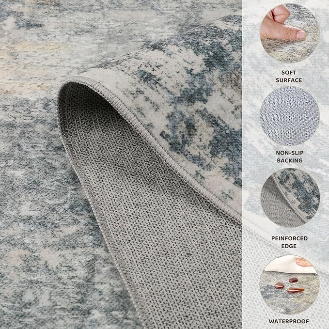 10ft Round Area Rug Living Room Rugs - Image 8