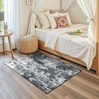 Washable Area Rugs 3'x5' Non-Slip Modern Abstract Soft - Image 3