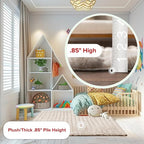 nuLOOM 7'6' x 9'6' Cozy Plush Area Rug, Machine Washable, Soft Fluffy Shag - Image 9